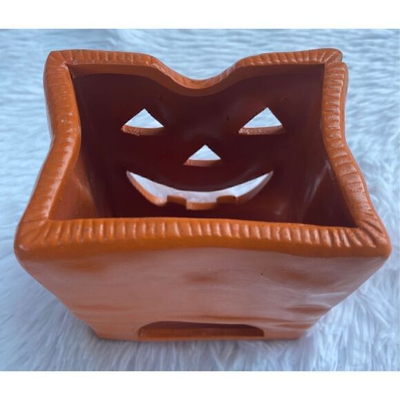Halloween Fall Sparkle Witch & Jack-O-Lantern Tea Light Candle Holders - Picture 12 of 12